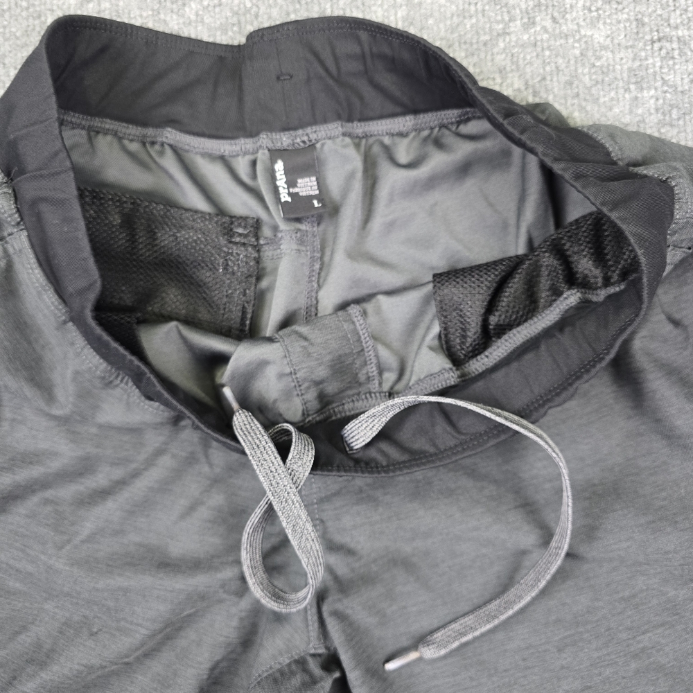 prAna Men's Peak to Creek Shorts Large Heather Gray Athletic Stretch 9" Inseam - Picture 4 of 8